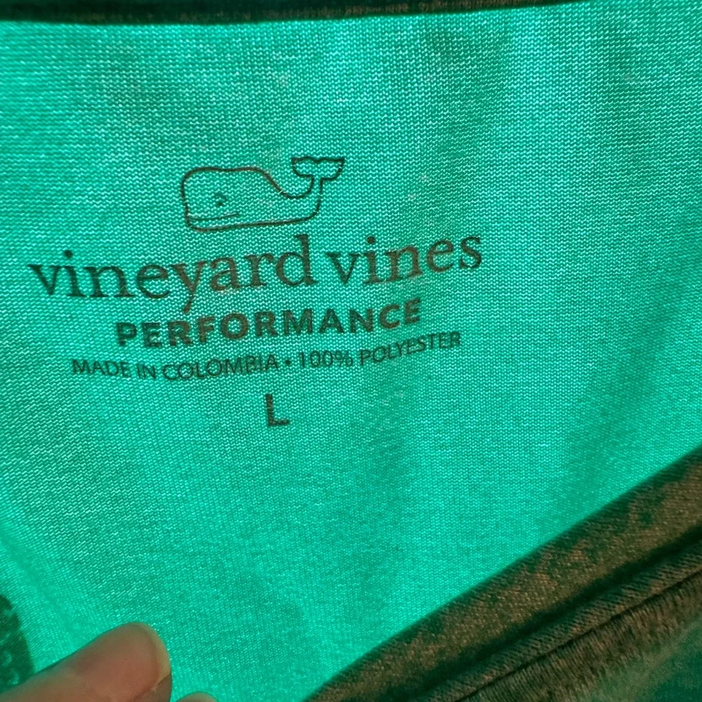 Sea green VV performance shirt - Picture 4 of 5